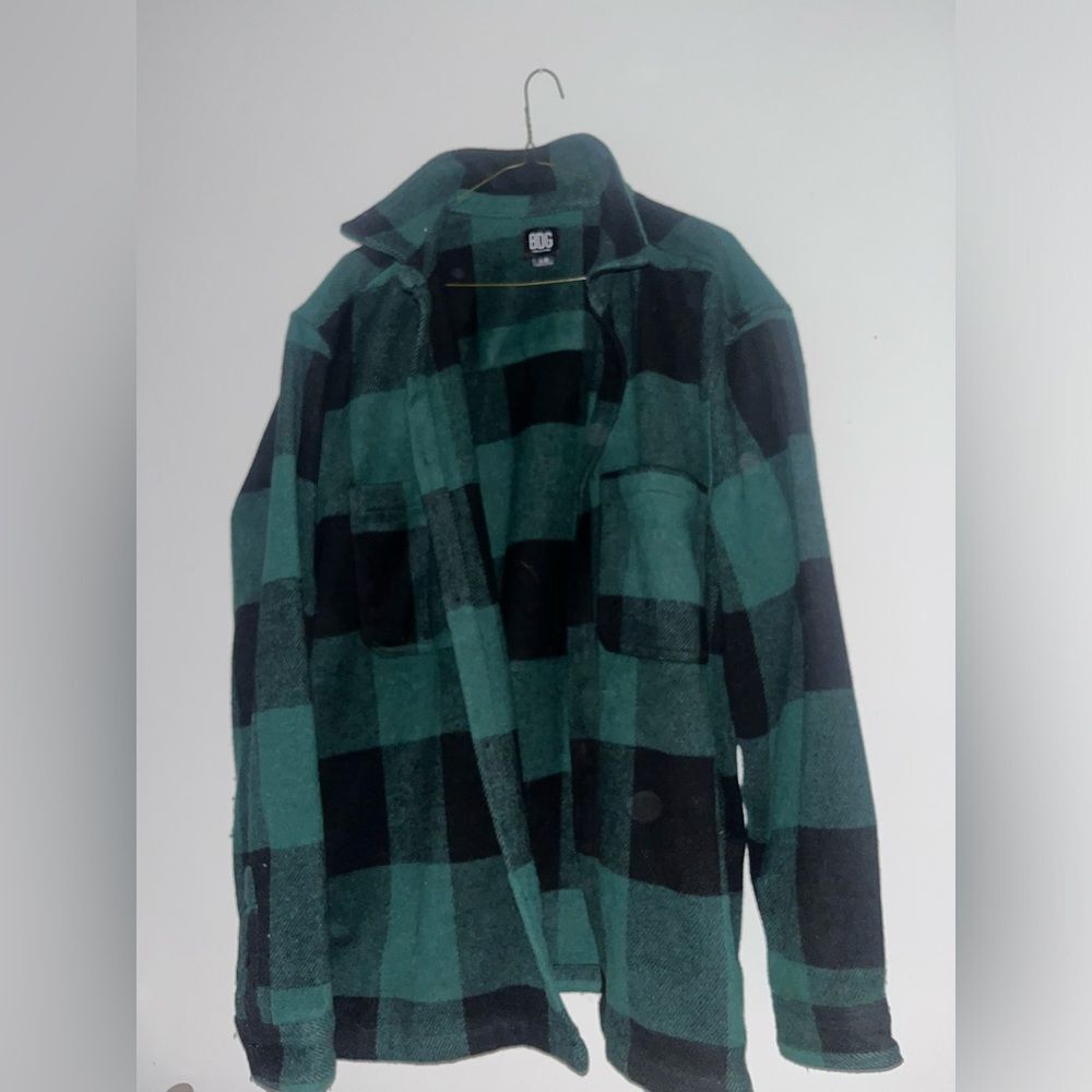 BDG Brushed Buffalo Plaid Overshirt